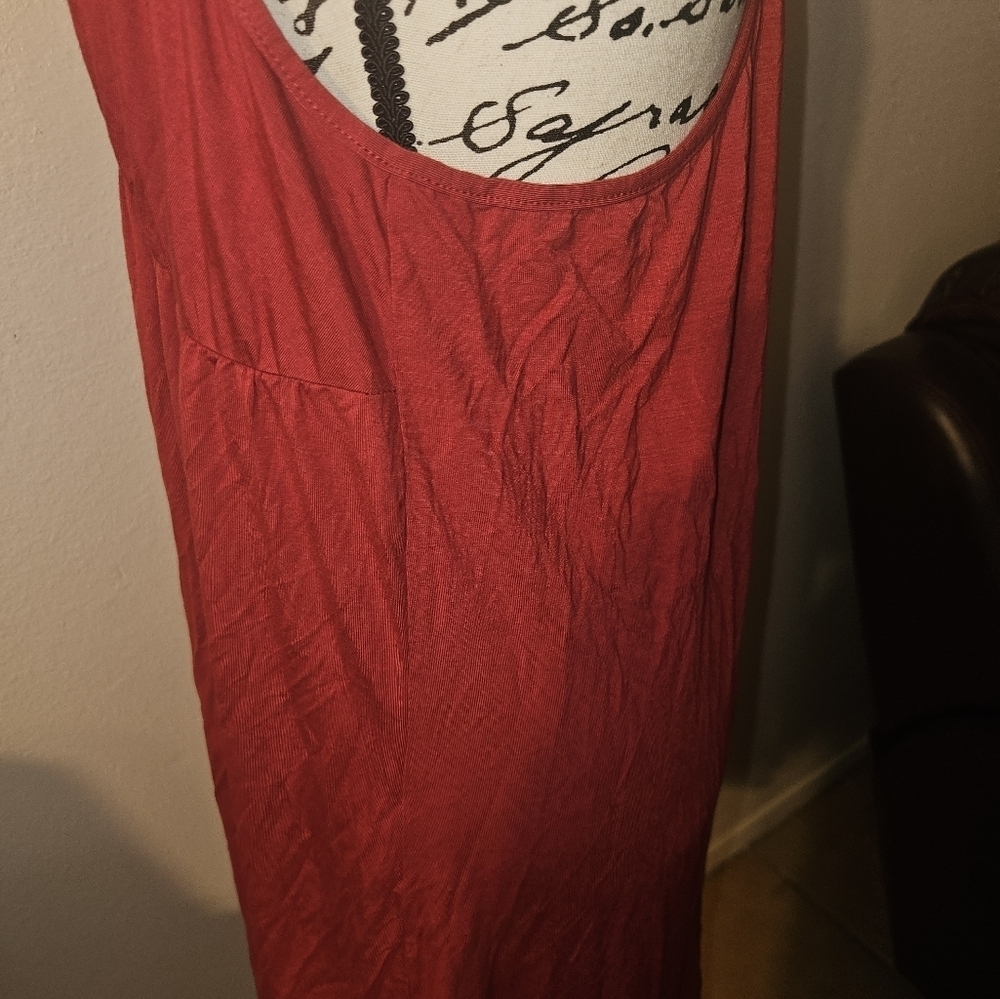 Cheibear Womans Red Chemise NWT Size L - Picture 7 of 11